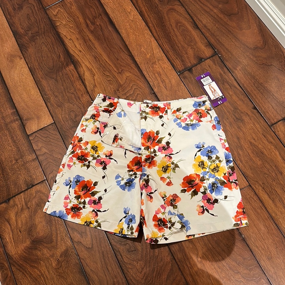 Fun flower shorts